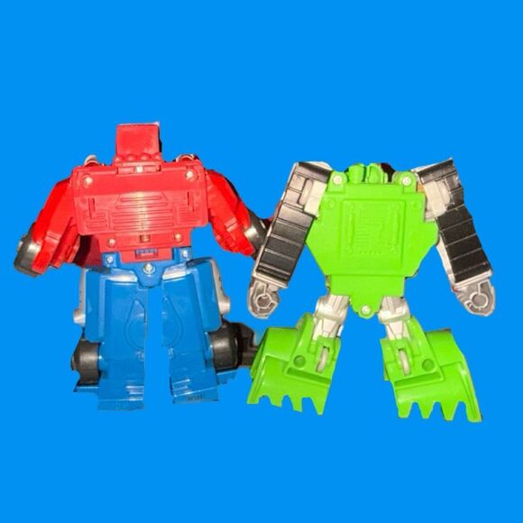 Playskool Hero Transformers Griffin Rock Boulder Blades Optimus Prime Figures - Picture 2 of 11